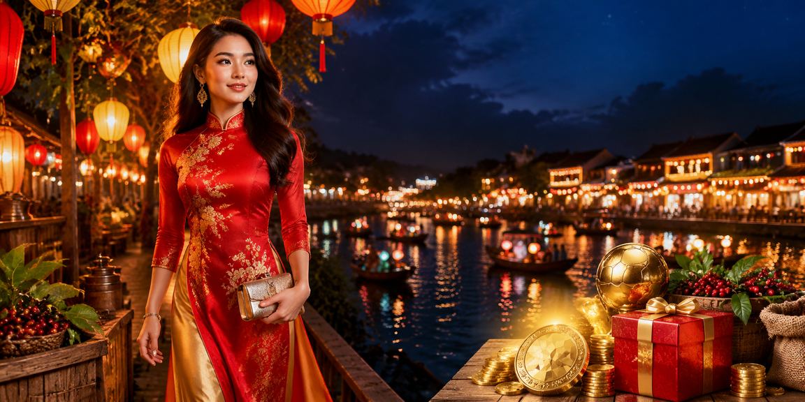 Người dùng Hội An nhâm nhi cà phê sáng và xem kèo bóng đá Việt Nam trên điện thoại